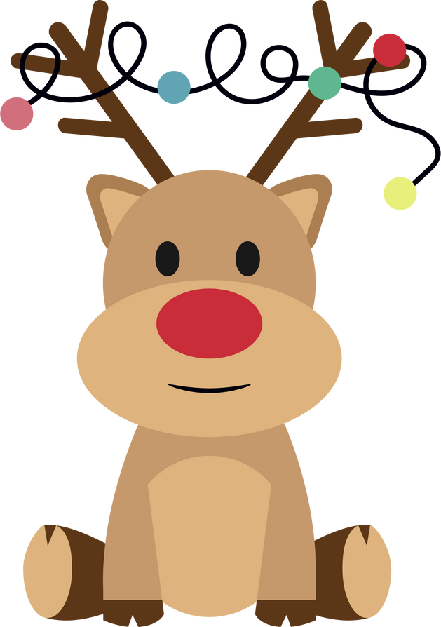 Cute Christmas Elk
